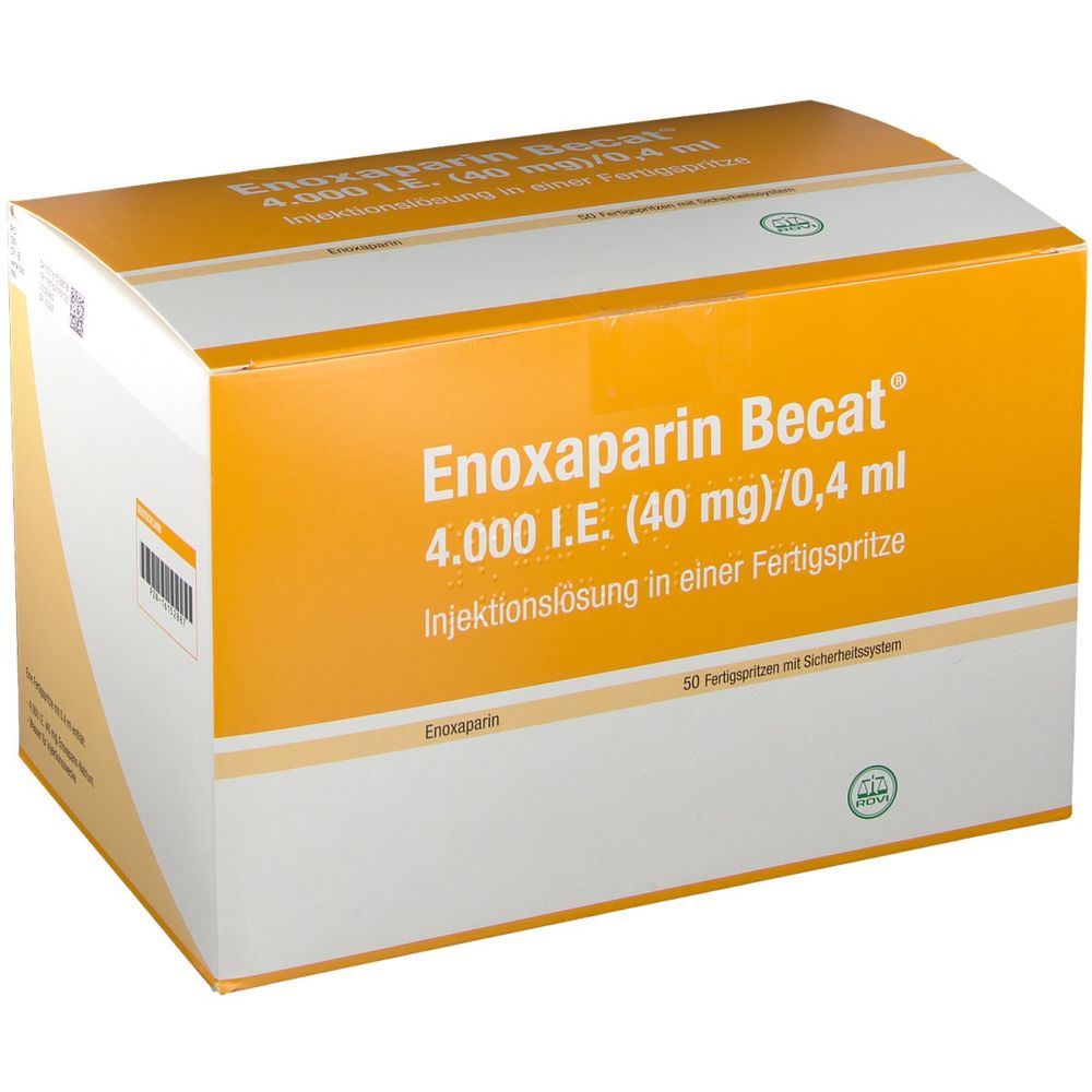 Enoxaparin Becat® 4.000 I.E. 40 mg/0,4 ml 50 St - shop-apotheke.com