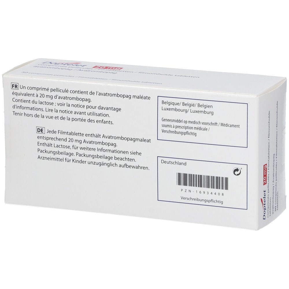 DOPTELET 20 mg Filmtabletten 30 St - shop-apotheke.com