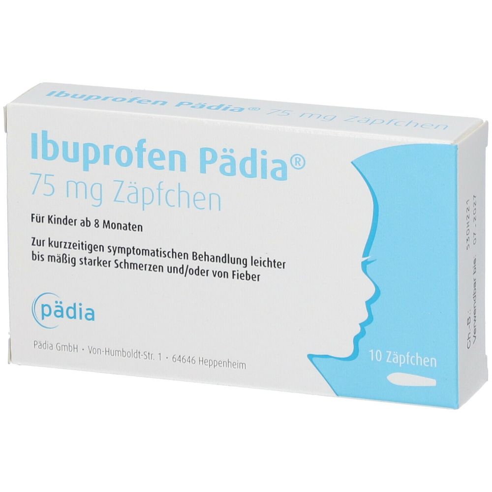 Ibuprofen Pädia® 75 mg Zäpfchen 10 St