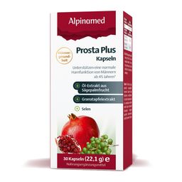 Alpinamed® Prosta Plus Kapseln unterstützen eine normale Harnfunktion von Männern *