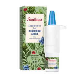 Similasan Augentropfen bei Bildschirmarbeit