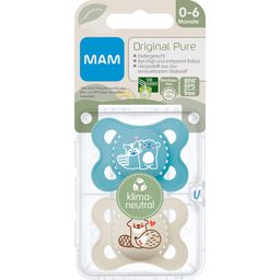 MAM Original Pure Silikonschnuller 0-6 Monate (Farbe/Motiv nicht wählbar)