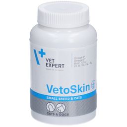 Vet Expert VetoSkin – 60 Kapseln für kleine Hunde und Katzen