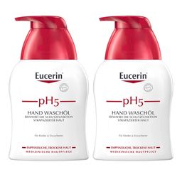 Eucerin pH5 Hand Waschöl – Rückfettende Reinigung für empfindliche, trockene und strapazierte Hände - Jetzt 20% mit dem Code "eucerin20" sparen*