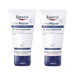 Eucerin® UreaRepair 5% Urea Handcreme schützt und pflegt sehr trockene und strapazierte Hände intensiv - Jetzt 20% mit dem Code "eucerin20" sparen*