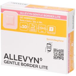smith & nephew ALLEVYN Gentle Border Lite Schaumverband 5 x 5 cm