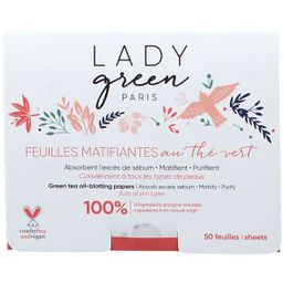 LADY green mattierende Reinigungstücher