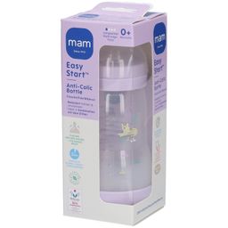MAM Babyflasche Easy Start Anti-Colic 260 ml, lila