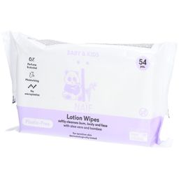 NAÏF Plastikfreie Lotion Baby- und Kinderfeuchttücher