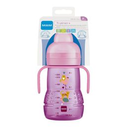 MAM Trinklernflasche Trainer, ab 4.Monate, rosa