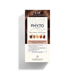 Phyto PhytoColor Permanente Färbung (Haarfärbung : 6.34 Dunkelblond Kupfer Intensiv)