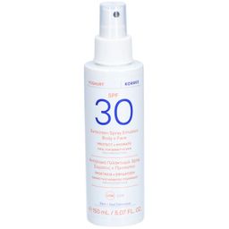 KORRES Yoghurt Sonnenschutz Sprüh-Emulsion für Gesicht & Körper SPF50