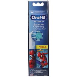 Oral-B Kids Pro Ersatzbürstenköpfen Spiderman