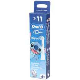 Oral-B iO Kids Ersatzbürstenkopf für elektrische Zahnbürste – Disney Stitch – ab 6 Jahren