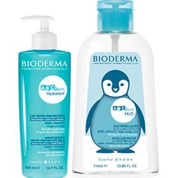 Bioderma ABCDerm-Set H2O Mizellenwasser und Feuchtigkeitslotion