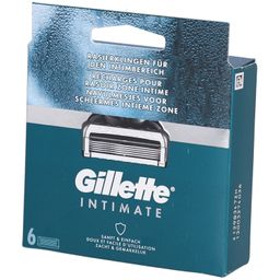 Gillette Intimate Rasierer-Klingen, 6 Ersatzklingen