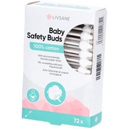 LIVSANE® Sicherheitswattestäbchen für Babys