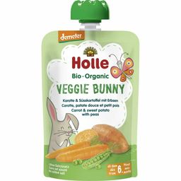 Holle Veggie Bunny Karotte-Süßkartoffel-Erbsen