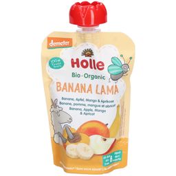 Holle Lama Bio-Banane Apfel Mango und Aprikose