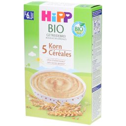 HiPP Bio Getreidebrei 5-Korn nach dem 6. Monat