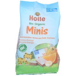 HOLLE Minis Fruchtriegel Banane-Orange bio