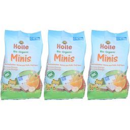 HOLLE Minis Fruchtriegel Banane-Orange bio