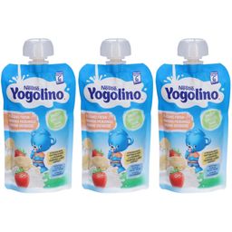 Nestlé Yogolino Banane Erdbeere, Milch-Quetschbeutel für Babys