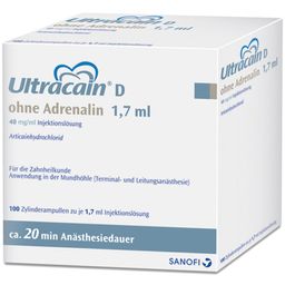 Ultracain® D ohne Adrenalin 1,7 ml