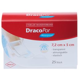DracoPor Waterproof Wundverband steril 5 x 7,2 cm