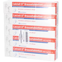 Calcivit D® Brausetabletten, 600 mg/400 I.E.