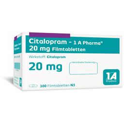 Citalopram 1A Pharma® 20Mg