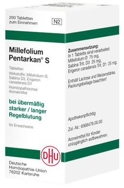 Millefolium Pentarkan S Tabletten
