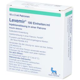 LEVEMIR Penfill 100 Einheiten/ml Inj.-L.Zyl.-Amp.