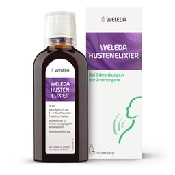 Weleda Hustenelixier beruhigt den Hustenreiz, löst den Husten und Schleim