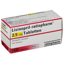 Lisinopril-ratiopharm® 2,5 mg