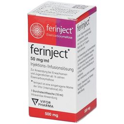 FERINJECT 50 mg Eisen/ml Injektions-/Infusionslsg.