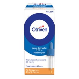 Otriven gegen Schnupfen 0,05 % Nasentropfen für Kinder