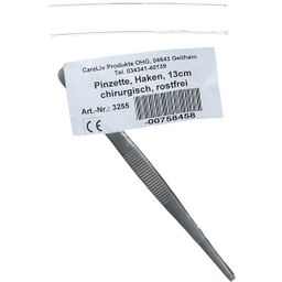 Pinzette chirurgisch Haken 13 cm