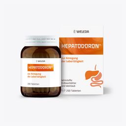 Hepatodoron® Tabletten bei schwacher Leberfunktion, z.B. mit Appetitlosigkeit, Müdigkeit, Ekzemen