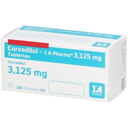 Carvedilol 1A Pharma® 3.125