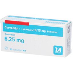 Carvedilol 1A Pharma® 6.25