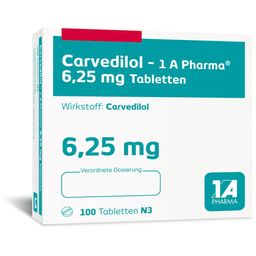 Carvedilol 1A Pharma® 6.25