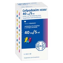 Cefpodoxim HEXALl® 40 mg/5 ml