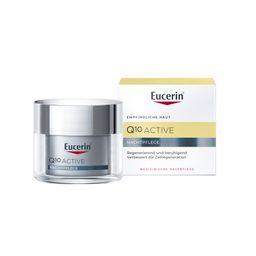 Eucerin Q10 Active Nachtpflege – Anti-Falten Nachtcreme für empfindliche Haut mit hauteigenem, hochwirksamem Coenzym Q10 - Jetzt 20% mit dem Code "eucerin20" sparen*