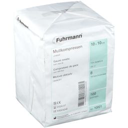 Mullkompressen 8 fach 10 x 10 cm unsteril