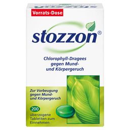 stozzon® Chlorophyll-Dragees gegen Mundgeruch und Körpergeruch