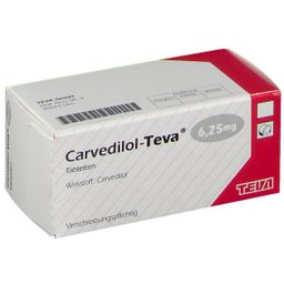 Carvedilol-Teva® 6,25 mg