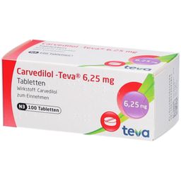Carvedilol-Teva® 6,25 mg