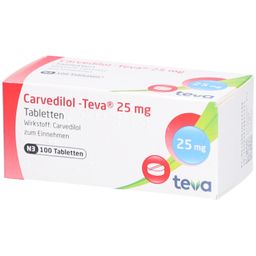 Carvedilol-Teva® 25 mg