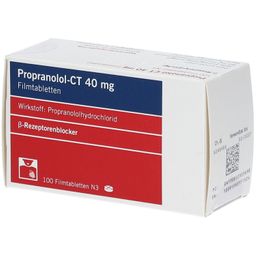 Propranolol - Ct 40Mg